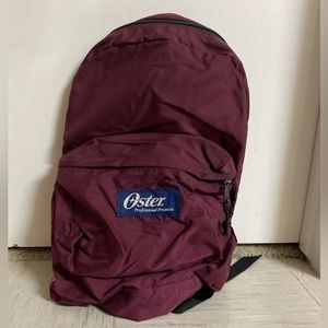 Oster maroon backpack